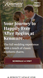 Mobile Screenshot of kenmureweddings.com